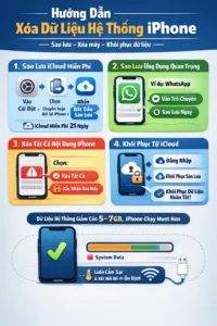 Cách Xóa Dữ Liệu Hệ Thống (System Data) Trên iPhone Đơn Giản, Miễn Phí, Hiệu Quả 100%